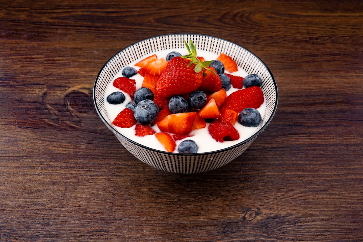Comidas saludables integradas con probióticos